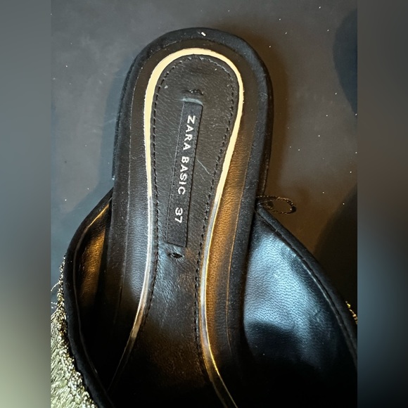 Zara Flat Mules with Fringe - Picture 2 of 5